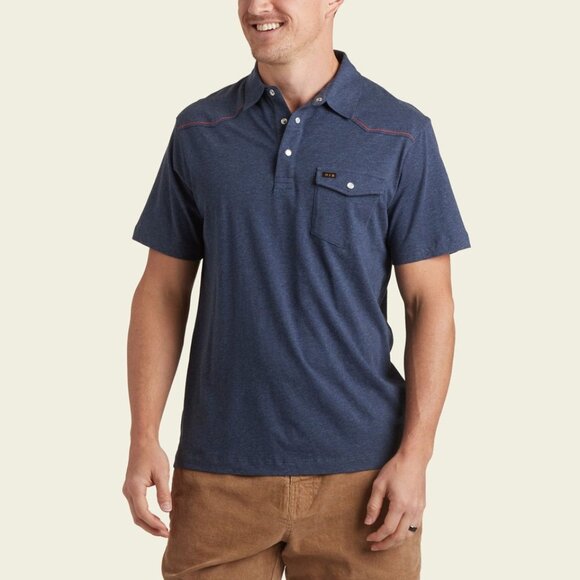 Howler Brothers Other - Howler Brothers Ranchero Polo in Indigo Heather Size Large
